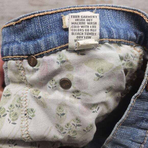 Vintage Ambercrombie & Fitch Low Rise Bootcut Jean Y2k Sz 2R Stretch Madison - Picture 10 of 13